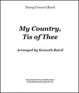 My Country, 'Tis of Thee Concert Band sheet music cover